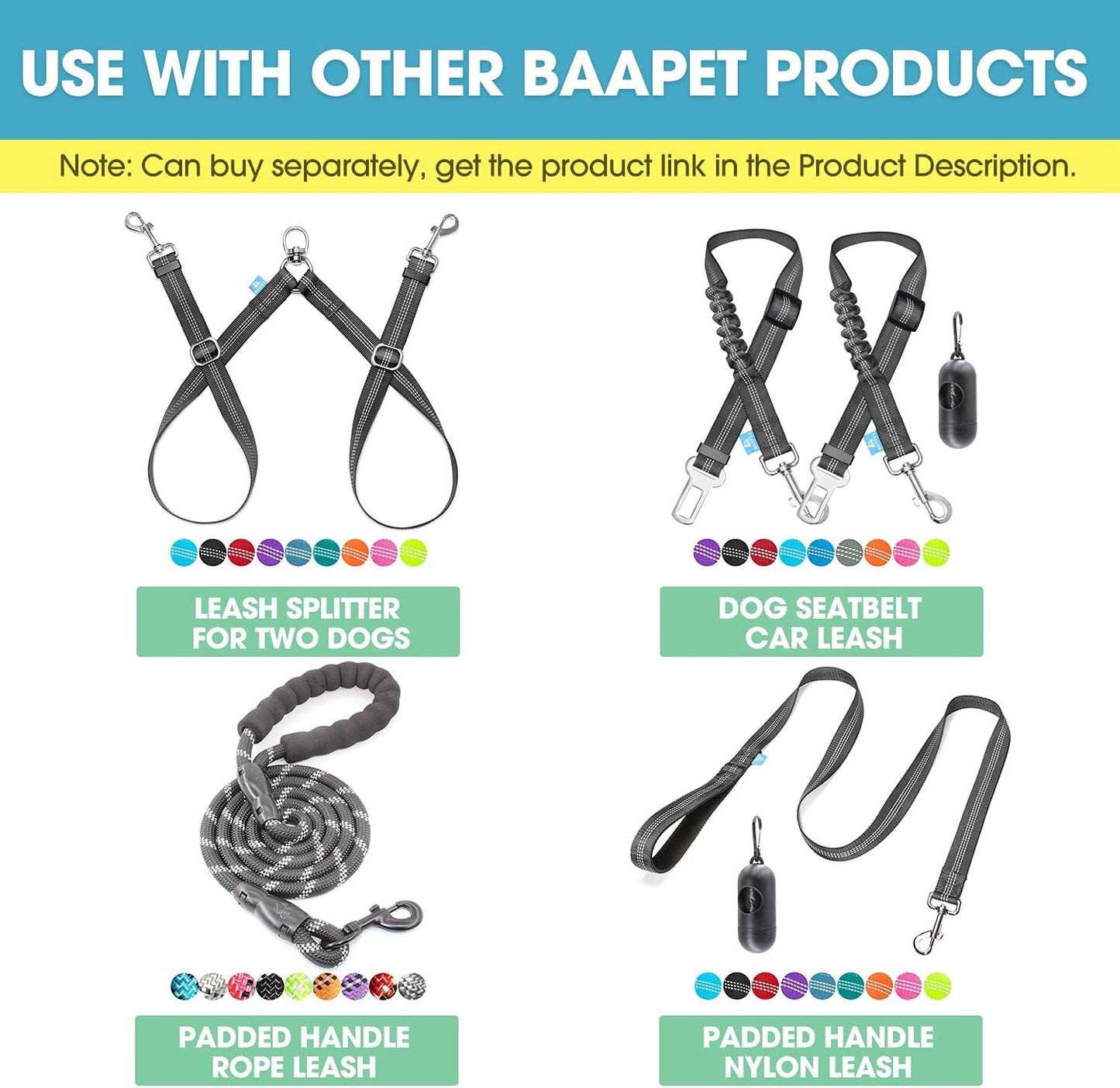 Comfortable Dog Collar with Double Security Dual D-Ring and ID Tag Hanger for Small Puppy, Medium and Large Dogs (XS - 3/4" X (9"-13"), Black)